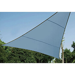 Perel Voile d'ombrage triangulaire 3,6 m Gris ardoise clair