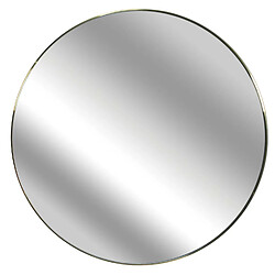 Toilinux Miroir extra plat rond Diam 55 cm - Doré