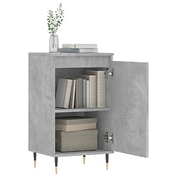 Avis vidaXL Buffets 2 pcs gris béton 40x35x70 cm bois d'ingénierie