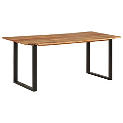 vidaXL Table de salle à manger 180x90x76 cm Bois d'acacia massif 