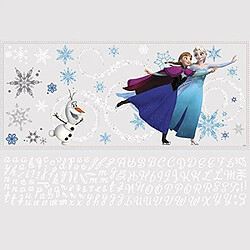 s "Disney'neiges RoomMates Sticker mural personnalisable avec tête de lit