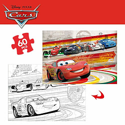 Puzzle Enfant Cars Double face 60 Pièces 50 x 35 cm (12 Unités)