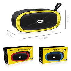 Avis Yonis Enceinte Bluetooth Portable Stereo Surround Avec Microphone Support TF USB FM