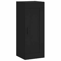 Maison Chic Armoire murale,Meuble de Rangement pour salon,cuisine noir 34,5x34x90 cm bois d'ingénierie -MN66729