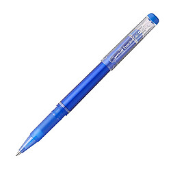 Uniball Stylo roller Uni ball effaçable à capuchon pointe 0,7 mm - écriture moyenne- bleu 