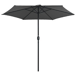 Avis Maison Chic Parasol Jardin | Parasol d'extérieur et mat en aluminium 270x246 cm Anthracite - GKD65756