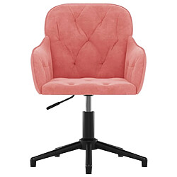 Avis Maison Chic Chaise Gaming | Chaise pivotante de bureau Ergonomique Fauteuil Rose Velours -GKD69932