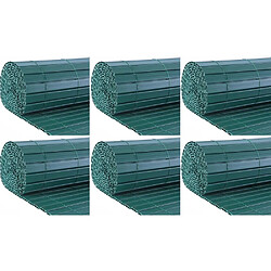 Jet7Garden Canisse en PVC vert double face qualité + (Lot de 6).