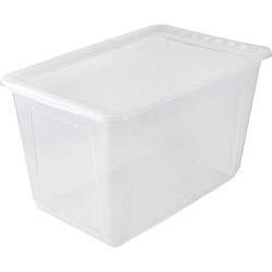 keeeper Boîte de rangement 'bea', 52 L, PP, transparent ()