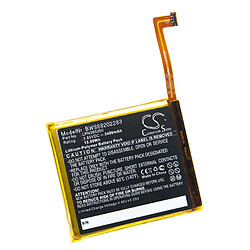 vhbw Batterie remplacement pour Crosscall LPN385350 pour smartphone (3400mAh, 3,85V, Li-polymère) 