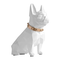 Acheter Bulldog Tirelire Figurine Artistique Chien Tirelire Pot Enfant Cadeau Blanc