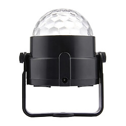 Wewoo LED Boule à facette Lumière de DJ de la magique tournante de commande sonore d'USB de 3W RVB allumant la DJ, DC 5V