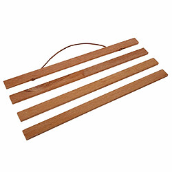 Acheter 2 paires d'aimants en bois cadre photo bricolage photo affiche peinture cintre 40 + 50cm