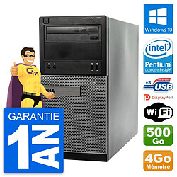 PC Tour Dell OptiPlex 3020 Intel G3220 RAM 4Go Disque Dur 500Go Windows 10 Wifi · Occasion 