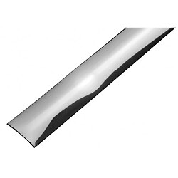 Dinac Seuil plat avec adhésif en inox brillant 30 x 830 mm