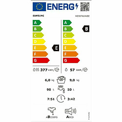 Avis Laveuse - Sécheuse Samsung WD90TA046BE/EC Blanc 9 kg 1400 rpm