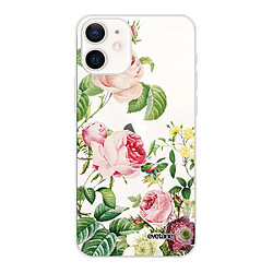 Coque iPhone 12 mini souple transparente Motifs Roses Motif Ecriture Tendance Evetane