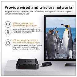 Box Android TV 4K Ultra HD Smart Wifi HDMI Multilingue YONIS