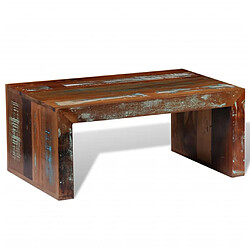 Acheter vidaXL Table basse Bois recyclé