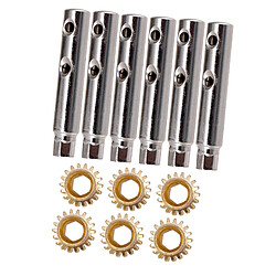 6Pcs Guitare Tuning Pegs Tuners Machine Heads Gear And Pins Pièces Style5