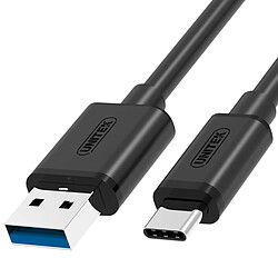 Unitek USB-A - USB-C 1 m Noir (Y-C474BK)