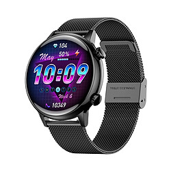 Yonis Montre Connectée Luxe 1.1' Bluetooth Appels Oxygène IP68