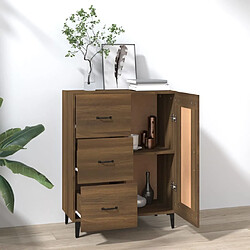 Avis Maison Chic Buffet,Meuble de Rangement,commode pour salon,Cuisine Chêne marron 69,5x34x90 cm Bois d'ingénierie -MN11308