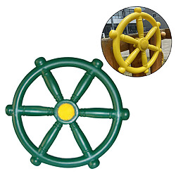 Acheter Roue Portative De Bateau De Pirate De 18.81 Pouces Pour Ensemble De Balançoire Extérieur De Jeu D'arrière-cour Vert Armée