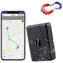 Chrono 3G GPS Tracker, Tracker de Voiture étanche Suivi en Temps réel Localisateur GPS Anti-Perte 3G 120 Jours de Longue Veille Dispositif de Suivi magnétique Rechargeable Puissant, TK915 3G(noir)