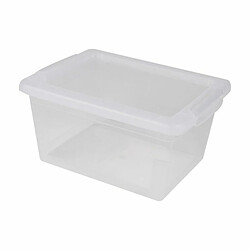 Paris Prix Boîte de Rangement Clip Store 2L Transparent