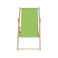 Habitat Et Jardin Lot de 2 transats en bois Chilienne - 107 x 56.5 x 81 cm - Vert