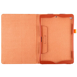 Acheter Wewoo Housse Étui Coque Etui à rabat horizontal pour iPad 10.2 / 10.5 texture Litchi avec support Orange