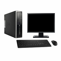 PC HP 8300 Elite SFF Ecran 22" Intel G630 RAM 16Go SSD 480Go Windows 10 Wifi - Occasion