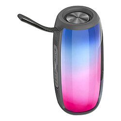 Yonis Enceinte Bluetooth 5.0 Étanche IPX6 Son Haute-Fidélité Éclairage RGB Enceinte Waterproof Bluetooth 5.0 Son Haute Fidélité Lumière RGB Autonomie 6h Gris YONIS