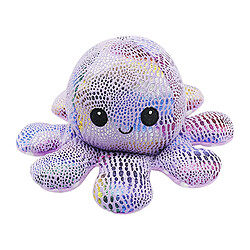 Enfants Doux Cadeau Poulpe En Peluche Animaux Enfants Double Face Flip Poupée Jouets Violet