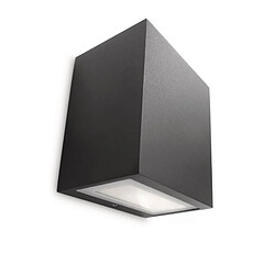 Philips Eclairage extérieur rectangle Flagstone LED IP44 H12 cm - Anthracite