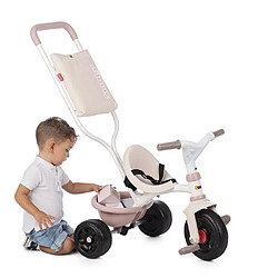 Smoby -Tricycle évolutif enfant Be Fun Confort - Rose - Canne parentale amovible - Repose-pieds rétractable Type de produit : TRICYCLE POUR ENFANT - Smoby -Tricycle évolutif enfant Be Fun Confort - Rose - Canne parentale amovible - Repose-pieds rétractable