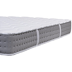 Acheter LUXURY LITERIE Matelas 90x190 cm, Sakina, 24cm, Ressorts Ensachés, Mousse Haute Densité, Indépendance de Couchage, Soutien ferme, face été/hiver