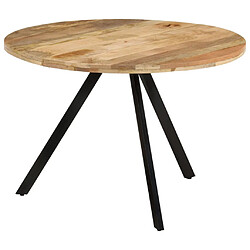 vidaXL Table à dîner 110x75 cm Bois de manguier massif