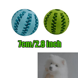 2 Pièces 7 Cm Chien Dentition Jouet à Mâcher IQ Puzzle Balles Traiter Distribution Jouer