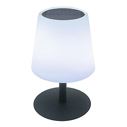 Lumisky Lampe de table solaire STANDY TINY SOLAR Blanc Acier H25cm