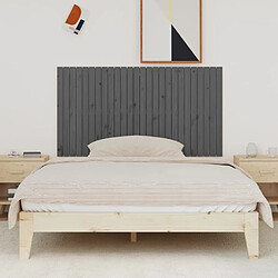 Avis Maison Chic Tête de lit scandinave pour lit adulte,Meuble de chambre murale Gris 166x3x90 cm Bois massif de pin -MN66644