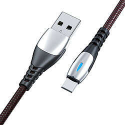 Shot Cable Chargeur Ultra Rapide 1m Micro USB Metal pour Manette Playstation 4 PS4 Smartphone Android Very Fast Charge 3A (NOIR)