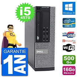 PC Dell 9020 SFF Intel Core i5-4570 RAM 16Go Disque Dur 500Go Windows 10 Wifi · Occasion 