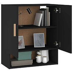 Acheter Maison Chic Armoire murale,Meuble de Rangement pour salon,cuisine Noir 60x31x70 cm Bois d'ingénierie -MN11644