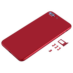 Wewoo Coque arrière Chassis rouge pour iPhone 8 Plus Couverture de logement arrière