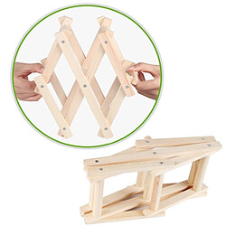 Acheter Wewoo Rangement de Cuisine 6 bouteilles racks support à vin pliable porte-vin en bois bar étagère d'affichage (cuisson au carbone)