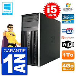 PC HP 6300 MT Intel Core i5-3470 RAM 4Go Disque Dur 1To Graveur DVD Wifi W7 · Occasion 