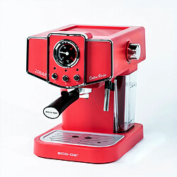 Eco-De ECODE® Machine à café "DELICE ROSSO" 20 BAR, BUSE POUR MOUSSE, 1.5 L, EXPRESS, 1050 W [EFFICACITÉ ÉNERGÉTIQUE A]