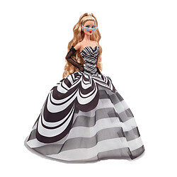 Mattel Barbie Signature Poupée Mannequin Modèle 65ème Anniversaire Blanc / Noir 